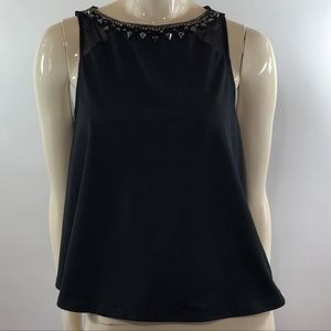 Topshop Beaded Neckline Tank